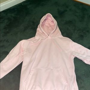 Pink extra small h and m sweatshirt. Unisex